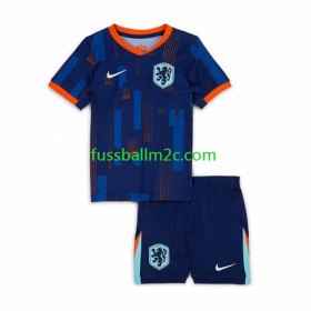 Fußballtrikots Niederlande Kinder Auswärts Trikotsatz EURO 2024